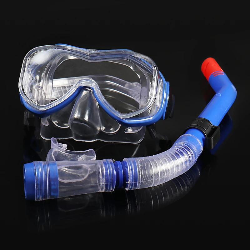 

Professional Scuba Diving Mask and Snorkels Set Anti-Fog Goggles Glasses Diving Swimming Easy Breath Tube Snorkeling suit