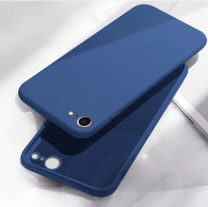 TG-Sapphire blue Жидкий силиконовый цветной чехол для iPhone XS 11 Pro MAX XR X XS Max Candy чехол для телефона s для iPhone 11 7 6 6S 8 Plus Мягкий чехол - Цвет: TG-Sapphire blue