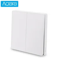 AQara font b WXKG02LM b font Smart Light Switch Wireless Version Double Key International Edition