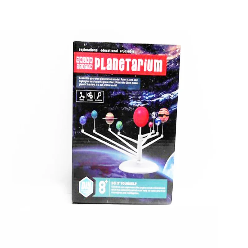 

Nine Planets tian ti yi DIY Educational Toy Material Model Luminous Ball Science And Technology Small System