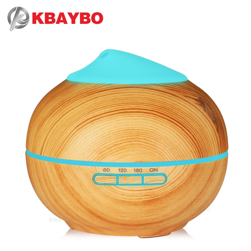 KBAYBO 200ML Air humidifier ultrasonic electric aromatherapy essential oil purification diffuser with 7 colors LED lights