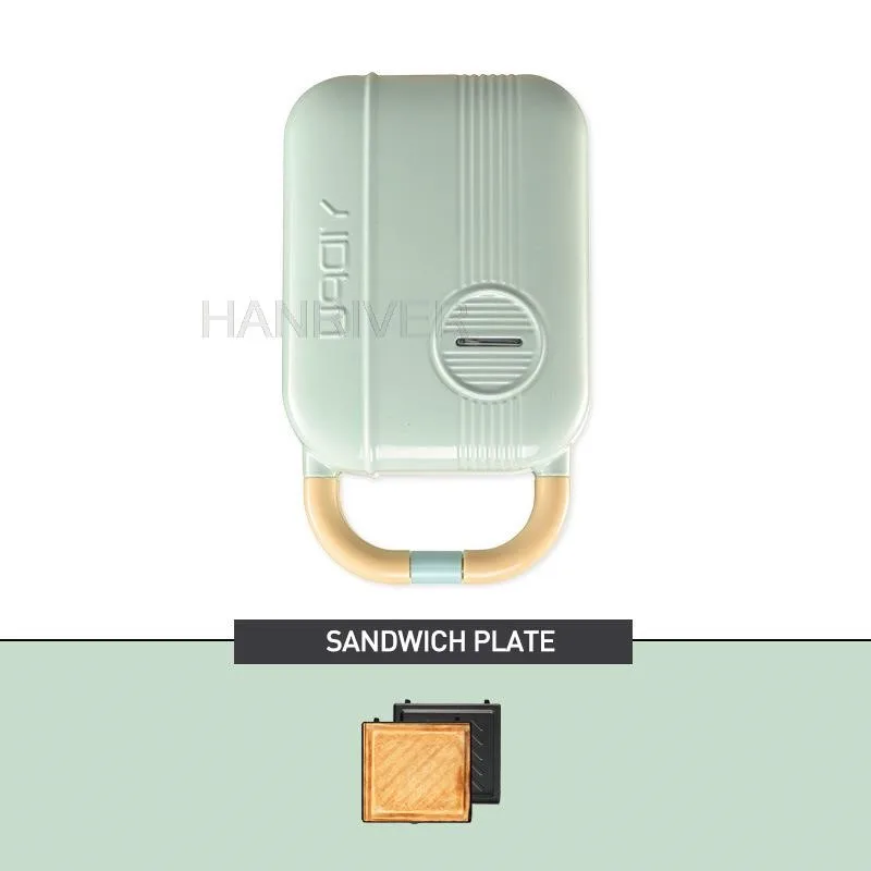 220V Non stick Sandwich Maker Electric Breakfast Machine 650W Mini Toaster Multifunction Sandwichera electrica Sandwich Machine