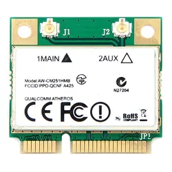 Беспроводной-Ac двухдиапазонный для Qualcomm Atheros Qca9377 Aw-Cm251Hmb Mini Pci-E Wifi карта 433 Мбит/с Bt4.1 802.11Ac лучше Intel 3160