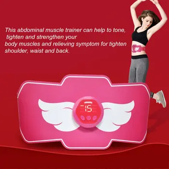 

3 In 1 Intelligent EMS Fitness Abdominal Muscle Trainer ABS Stimulator Toner Kit Disc Massage Waist Massage Belt