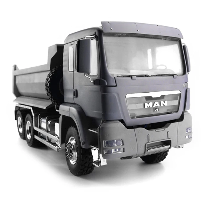 1 14 Lesu Man 6x6 Hydraulic Cylinder Rc Dumper Truck Tipper Metal Chassis Rc Trucks Aliexpress
