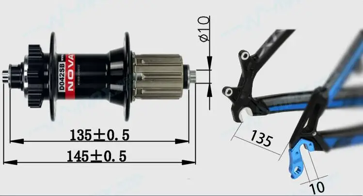 Втулка Novatec D041SB D042SB втулки MTB втулка для горного велосипеда герметичный подшипник велосипедные втулки 24 28 32 36 отверстий с Quick Release