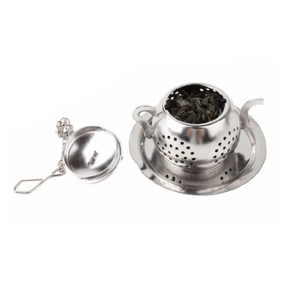 2019 HOT NEW Stainless Steel Teapot Shape Tea Infuser Spice Flower Tea
