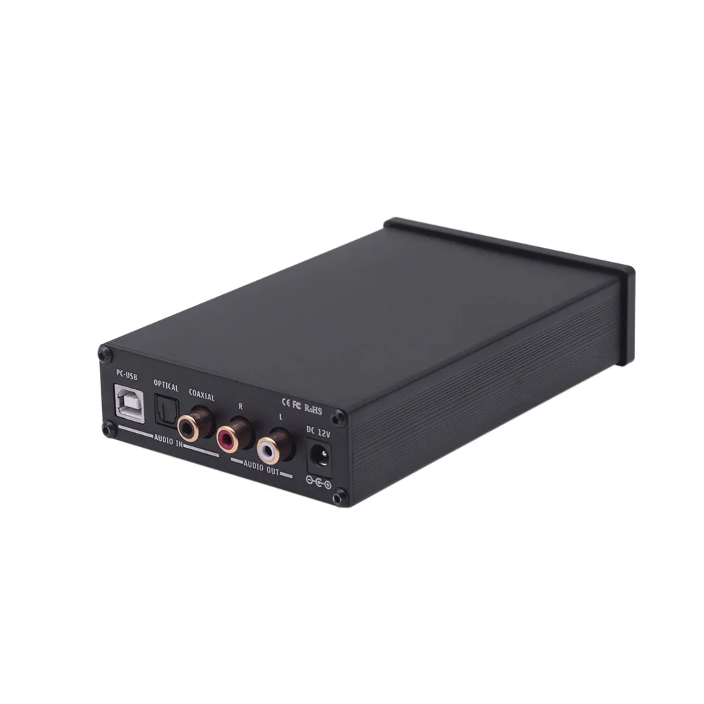DAC декодер SUCA DAC-Q5 Наушники цифровой аудио усилитель HiFi оптический аудио/коаксиальный/USB DAC Q5 декодер с усилителем
