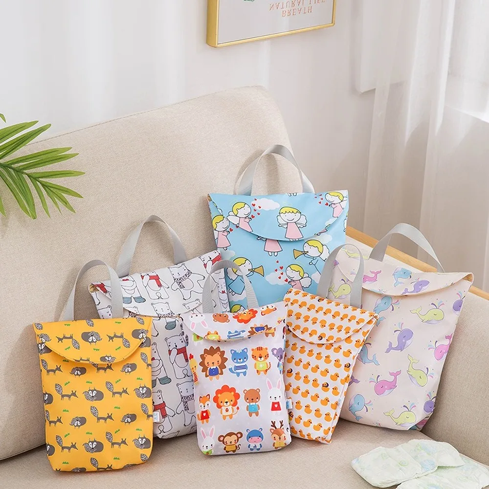 Diaper-Bag Mummy-Bag Baby Reusable Multifunctional Big-Capacity Fashion Waterproof S/L
