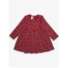 Платье Веселый малыш с длинным рукавом и рюшами для девочки