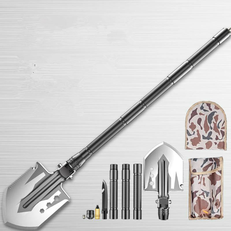 Инженерная Лопата многофункциональная наружная Складная Военная лопатка