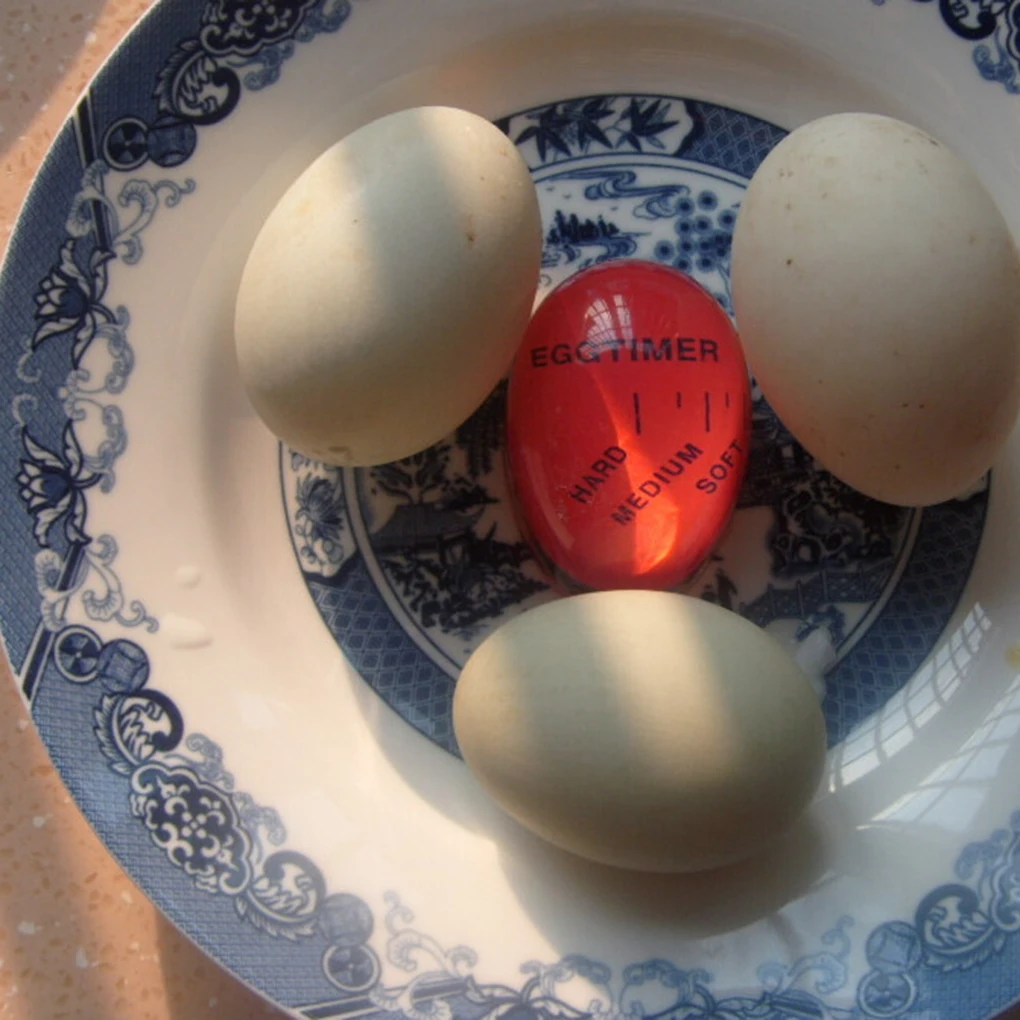 Egg Perfect Color Changing Timer Yummy Soft Hard Boiled Eggs Cooking Kitchen Eco-Friendly Resin Red Eggs tools - Image 6