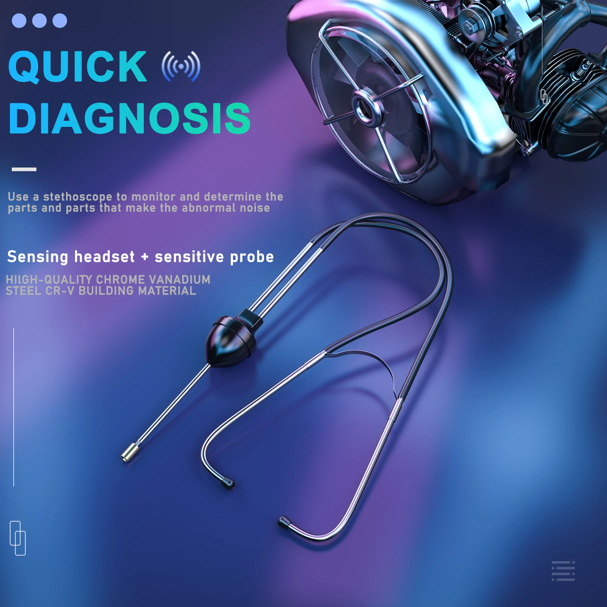 Aramox Cylinder Stethoscope Car Engine Cylinder Stethoscope Auto Machinery Engine Repair Tester Diagnostic Tool Aramox Cylinder Stethoscope Car Engine Cylinder Stethoscope Auto Machinery Engine Repair Tester Diagnostic Tool