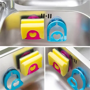 

Suction Cup kitchen Sink Sponge Shelf Rack Holder Multi-functional Bathroom Shelf Towel Soap holder Kitchen Organizer cocina