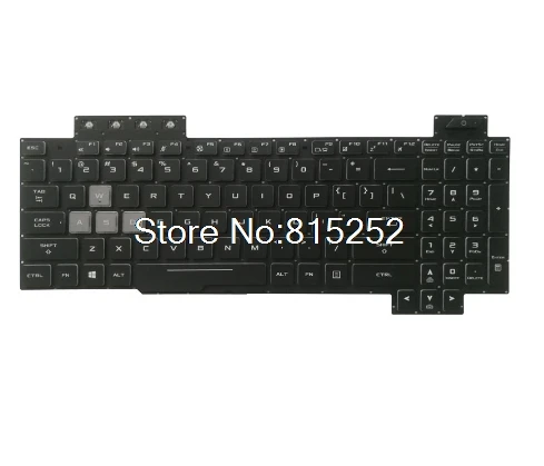 Клавиатура для ноутбука ASUS FX86 FX86S FX86SD FX86SY FX86SE FX86SM FX86F FX86FM FX86FD FX86FE FX86FY нам с красным/RGB подсветкой черный - Цвет: FX86 RGB Backlit