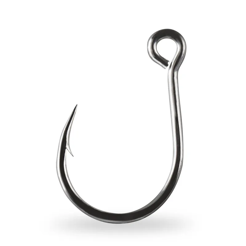 Mustad 10121 Fishing крючки колючие Anzol Single Circle рыболовный крючок для карпа из