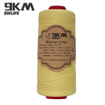 

Twisted Kevlar Fiber Line String 2000ft 150lbs For Traps Fishing Safety Line Kevlar String