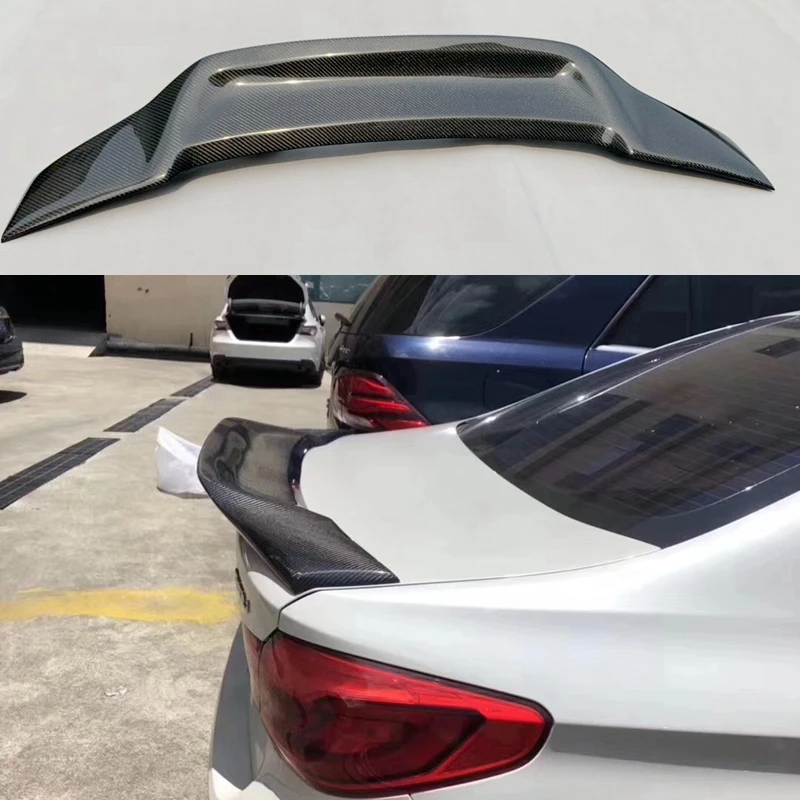 

M Performance For BMW 5 Series G30 Spoiler 530i 540i Carbon Fiber Rear Trunk Spoiler Wings F90 M5 Rear Spoiler Carbon 2017 - UP