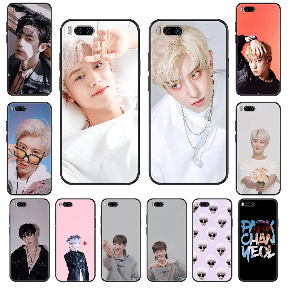 Kpop EXO Chanyeol чехол для телефона Xiaomi Mi 6 8 9 A1 2 3 Max3 Mix2 Mix2S X T Lite Pro Черный силиконовый