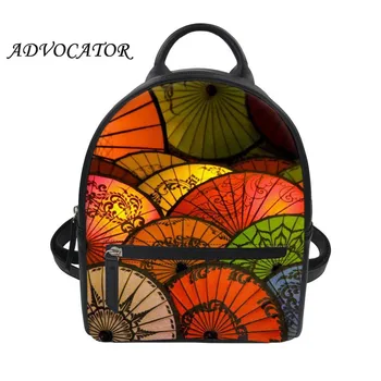 

Women Backpack PU Leather School Bags for Teenager Girls Flowers Printing Female Small Backpack Mochilas Para Mujer Mochilas