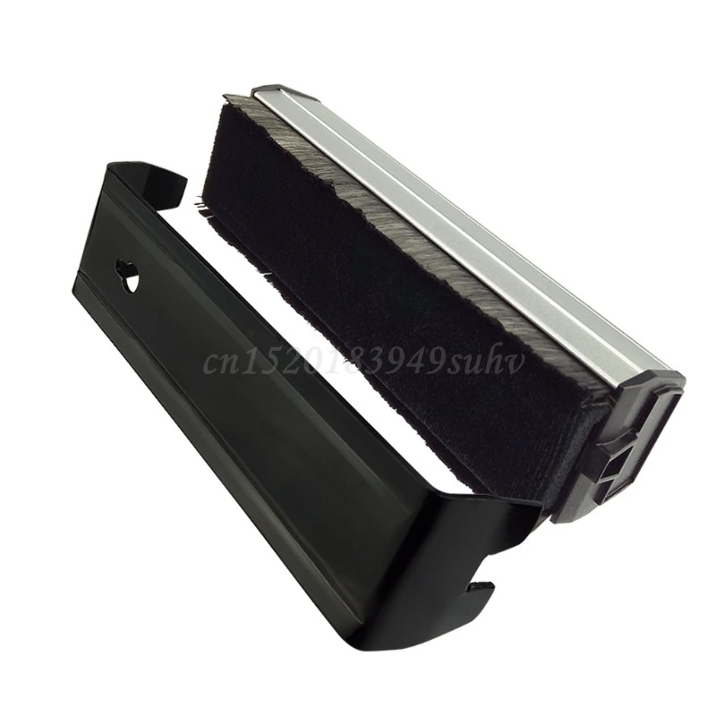 2 in 1 탄소 섬유 + 벨벳 비닐 레코드 정전기 방지 청소 브러시 먼지 제거기,..