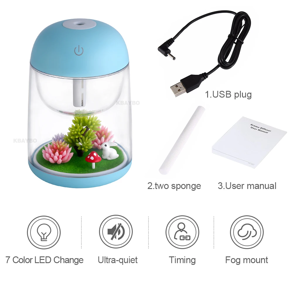 180ml Ultrasonic Air Aroma Humidifier for home LED Lights Aromatherapy Essential Oil Aroma Diffuser