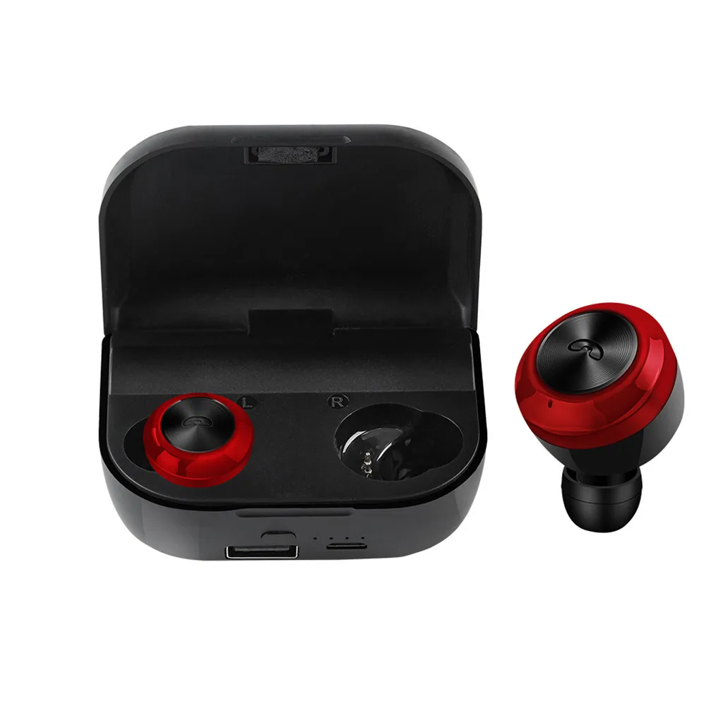 BT5 0 Earphones In Ear Stereo Sound Fashion Sports Big Battery HIFI Wireless Headphone Stereo Earbuds Headset With Mic