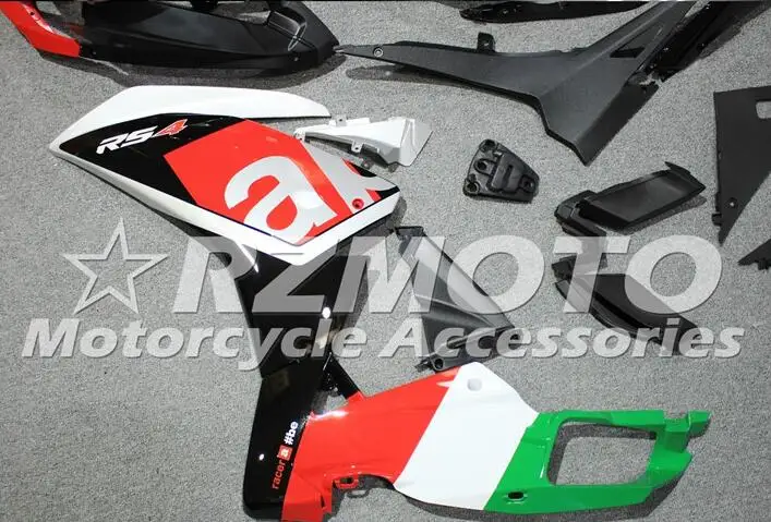 Инжектор Полный обтекатели набор для Aprilia RS4 50 125 2012-2013- ABS пластиковые мотоциклетные Обтекатели наборы серебро красный зеленый