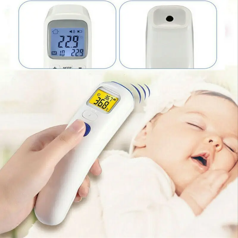

Baby Thermometer Infrared Digital LCD Body Measurement Forehead Ear Non-Contact Adult Body Fever IR Children Termometro