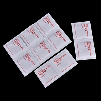 

10pcs/box Alcohol Iodine Disinfection Tablet Iodine Pad Swabs Wipes Iodine Cotton Sheet First Aid Faciale Care