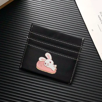 

Cute Rabbit Women's Girl ID Credit Cards Holder Wallet Passport Cover Card Bag Case Femme Female Carteira Mujer Thin Coin Purse