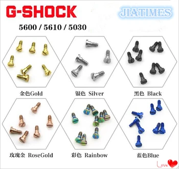 

Assortment of 4pcs Stainless Steel Screw for DW-5600 GW-5610 Select Colors