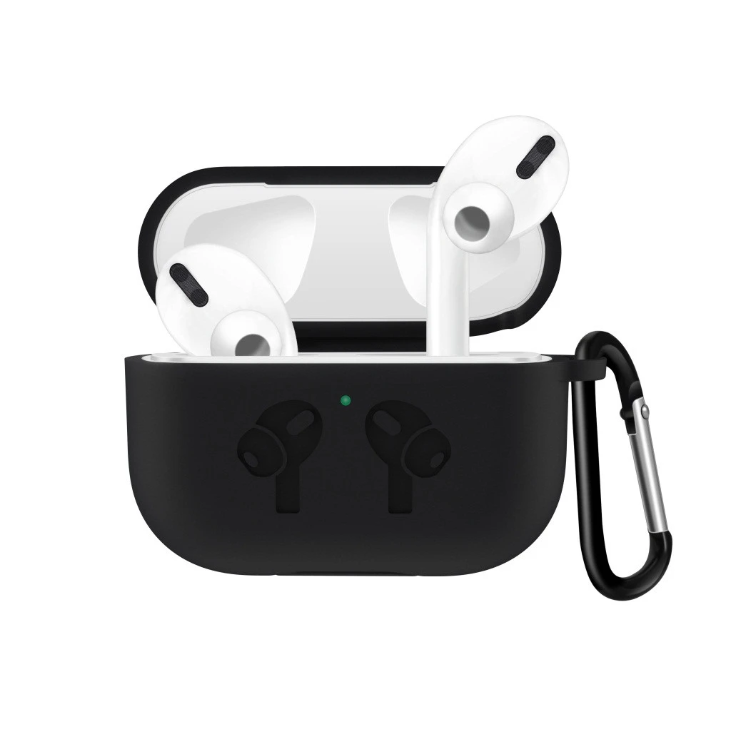 Ультратонкий силиконовый чехол для AirPods Pro с беспроводной зарядкой, силиконовый защитный чехол, bluetooth-гарнитура, противоударный чехол