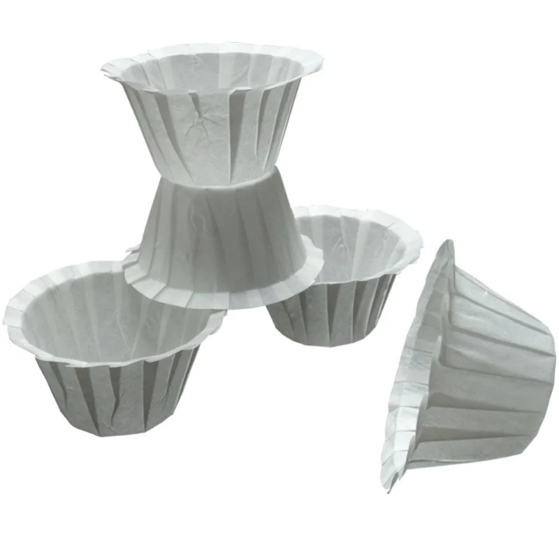 

50Pcs Paper Filters Cups Replacement K-Cup Filters For Keurig K-Cup Disposable Cups