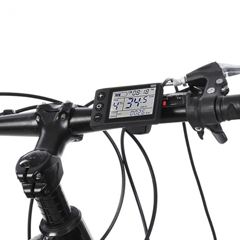 24V 250W Electric Bicycle Controller with LCD Display Panel E-Bike Electric Bike Scooter Brushless Controller