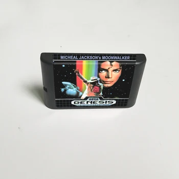 

Micheal Jackson's Moonwalker- 16 Bit MD Game Card for Sega Megadrive Genesis Video Game Console Cartridge