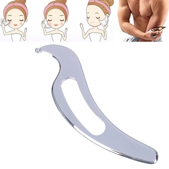 

Stainless Steel Scraping Board Body Scrapper Plate for Release Pain Relief Guasha Tools Relief Pain Tools Manual Massage Tool
