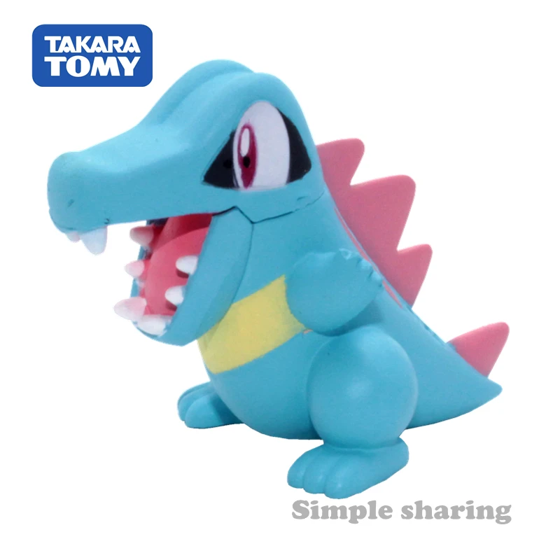 Takara Tomy Tomica Moncolle Ex конструктор с фигурками из м/ф “Покемон” Totodile Sun Moon Детские