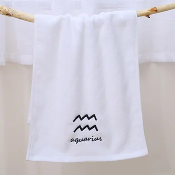 

Adults Women Towels Bathroom Microfiber 12 Constellations Personalized Bathroom Sport Shower Drying Quick Recznik Gift EF50BT
