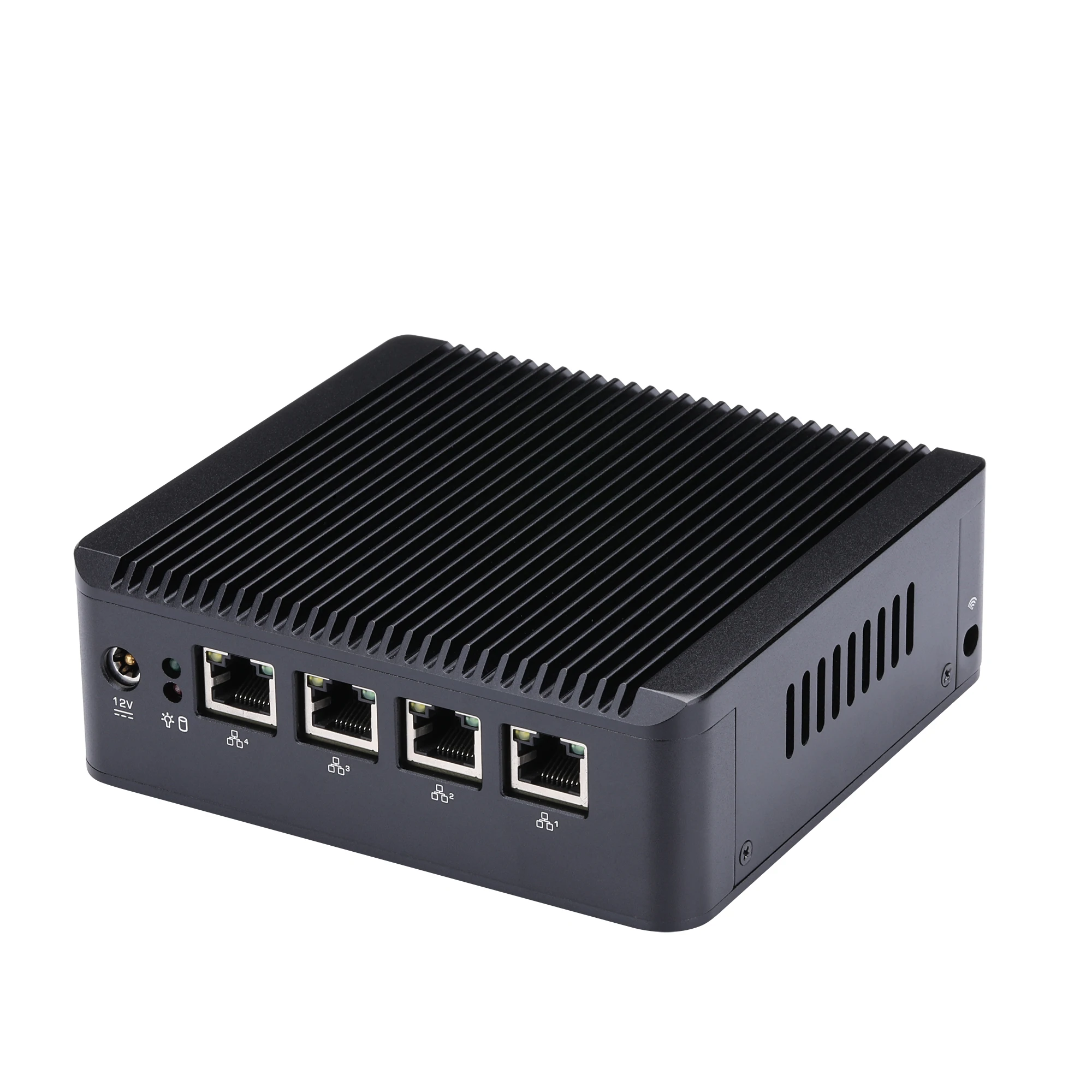 Qotom 4 LAN Barebone Мини ПК wifi Q190G4 celeron J1900 четырехъядерный межсетевой экран многофункциональный домашний маршрутизатор