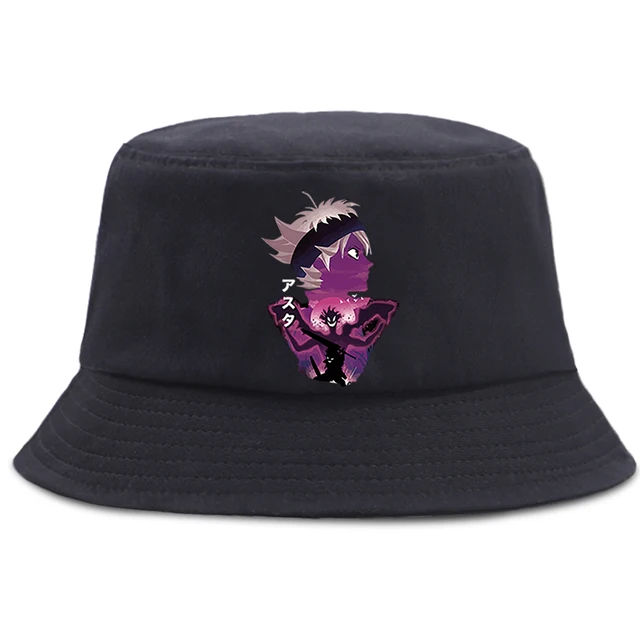 Black clover bucket hat Clearance