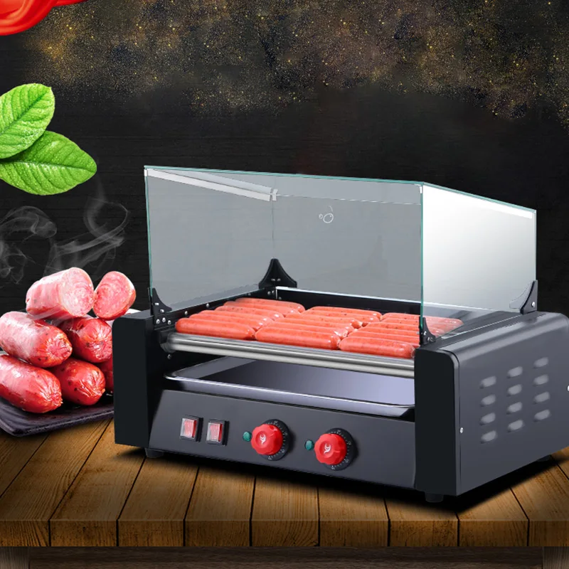 Commercial French Hot Dog Machine sausage roasting machine Hot Dog Barbecue machine Hot Dog roller machine SC-007C