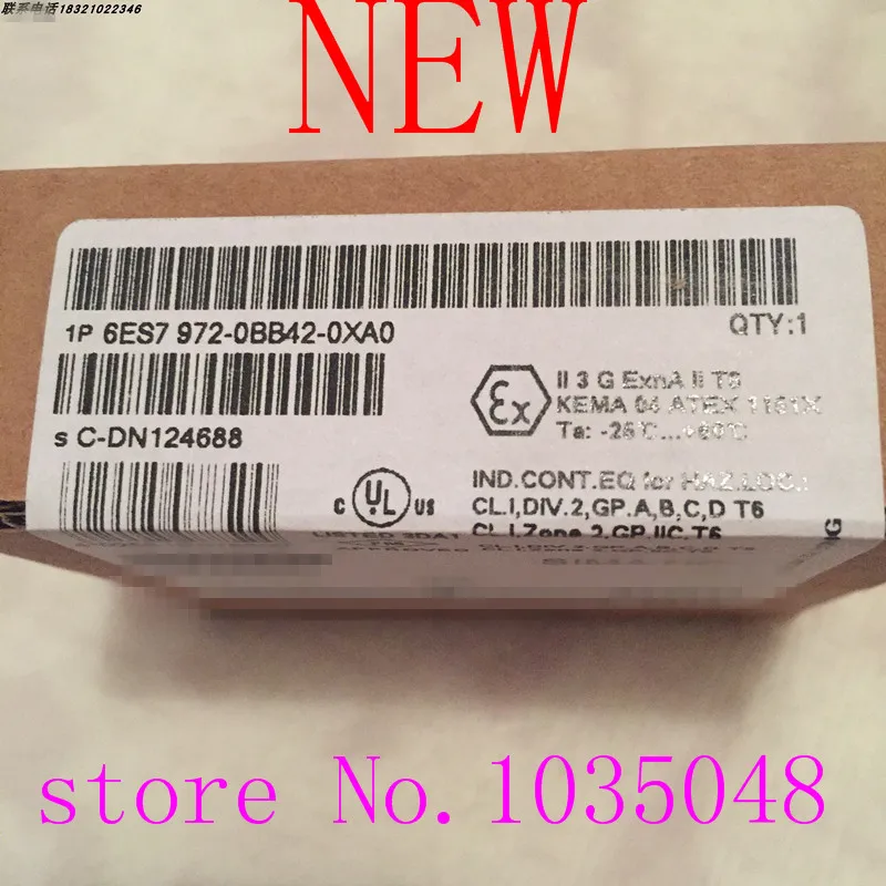 

1PC 6ES7972-0BB42-0XA0 New and Original Priority use of DHL delivery
