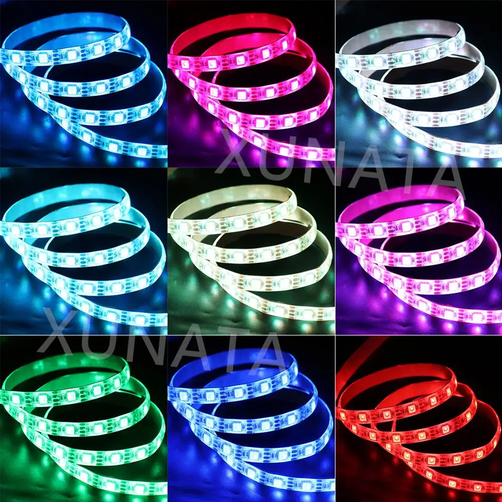 รูปสินค้า LED Strip RGB ยืดหยุ่น 24/44 ชุดรีโมท ตกแต่งบ้าน