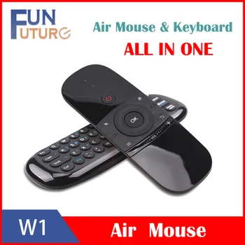 

Russian/English MINI Air Mouse W1 Wireless Keyboard 2.4G Mention Sensing Fly Air Mouse For 9.0 8.1 Android TV Box/PC/TV