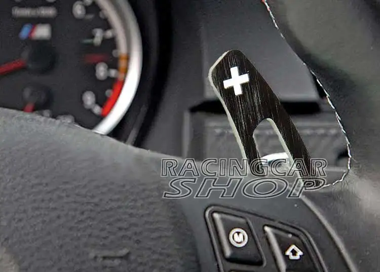 

BLACK ALUMINUM SHIFT PADDLE shifter Paddles for BMW E9X M3 E90 E92 E93 M3 B353AB