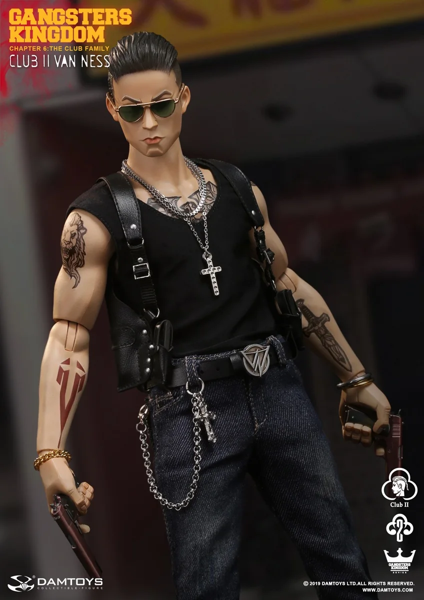 DAMTOYS 1/6 гангстерское Королевство GK017 коллекция Ван Несс фигурка