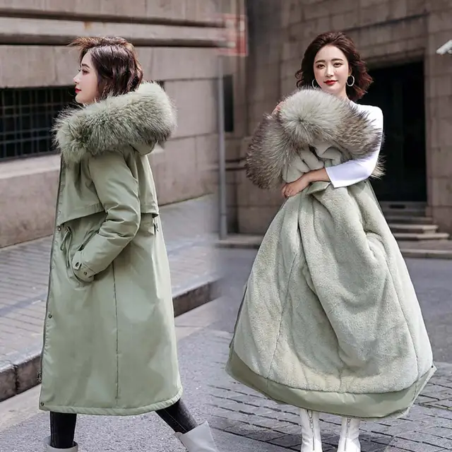Фото модное длинное зимнее пальто pinkyisblack 2020 женская одежда
