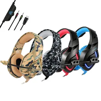 

K1 PS4 Gaming Headset casque Wired PC Stereo Earphones Headphones with Microphone for New Xbox One/Laptop Tablet Gamer