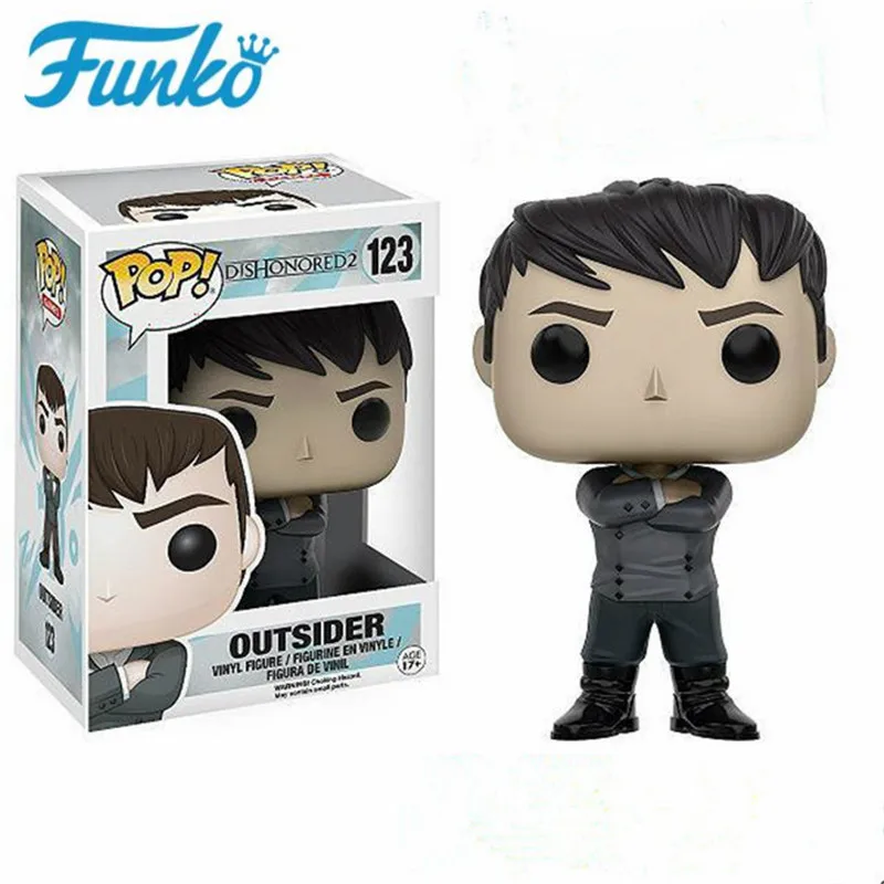 Популярная игра FUNKO POP Dishonor: Death of the outfree #123 экшн Фигурки игрушки Коллекционная